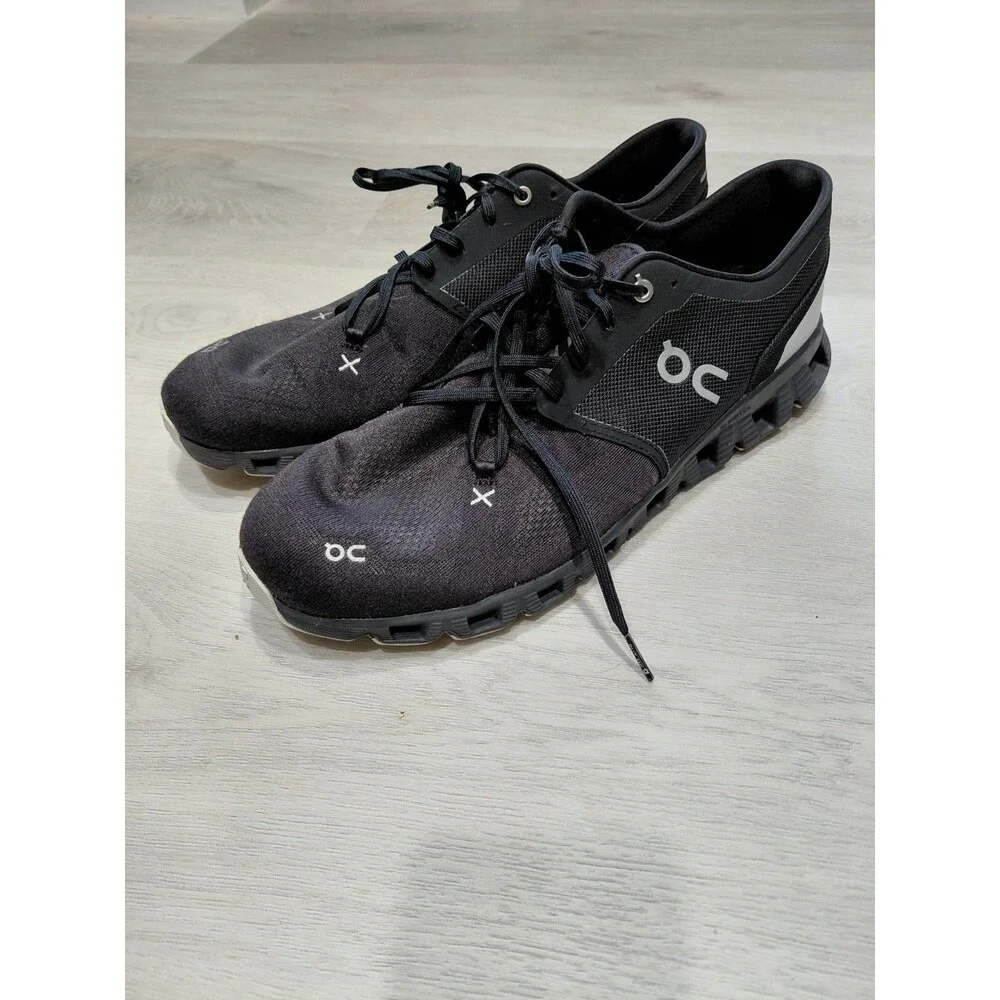 ON Cloud X 3 Sneakers Running Shoes Black Men Size 13
